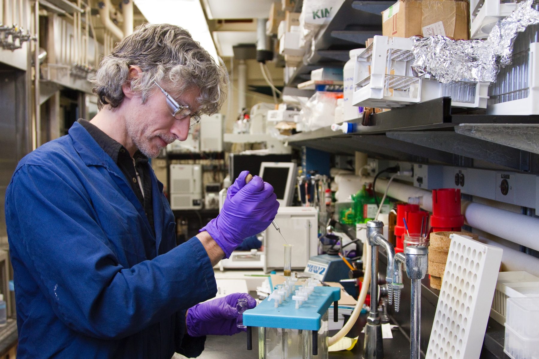 The National Cancer Institute's Natural Products Branch at the Frederick National Laboratory for Cancer Research is the largest program to collect materials worldwide from marine, plant, and microbial sources so they may be studied for possible medical uses.