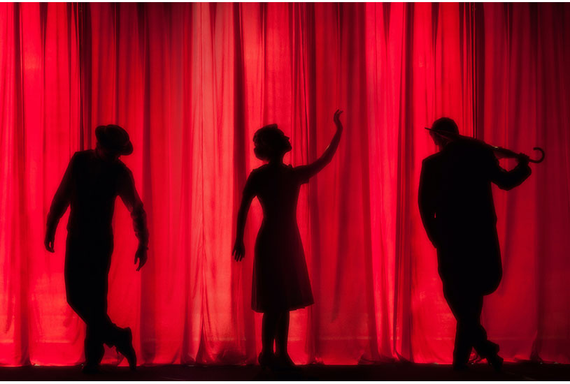 Image of silhouettes of performers