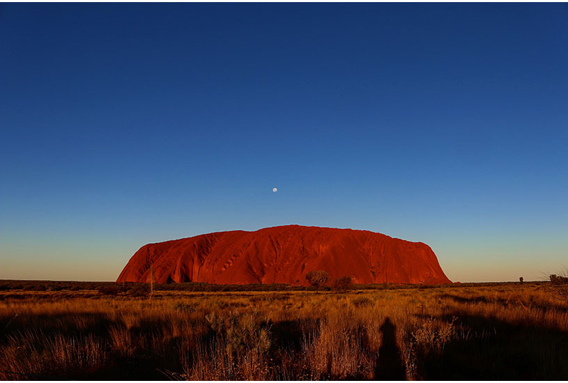 Image of Uluru at sunset